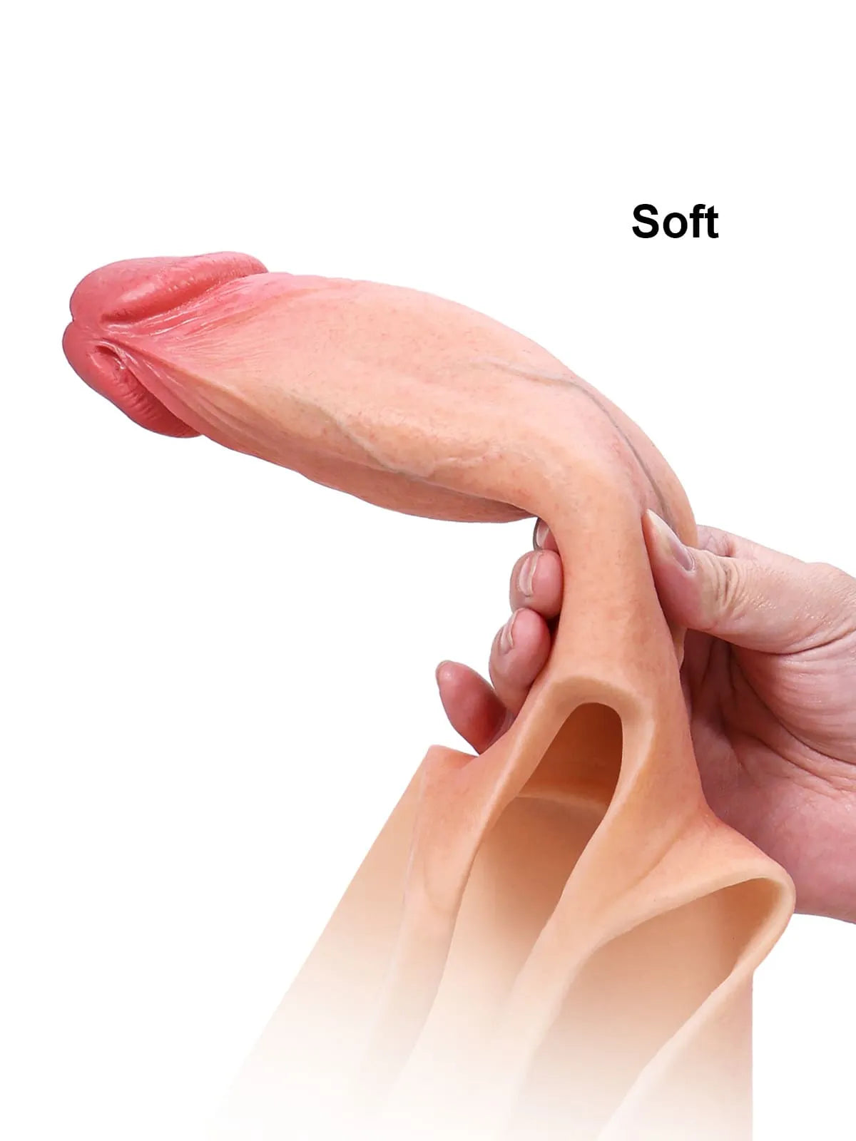 Daenerys - Arnés Strap-On Hueco, Extensión de Pene, Manga Disfunción Eréctil - 20cm