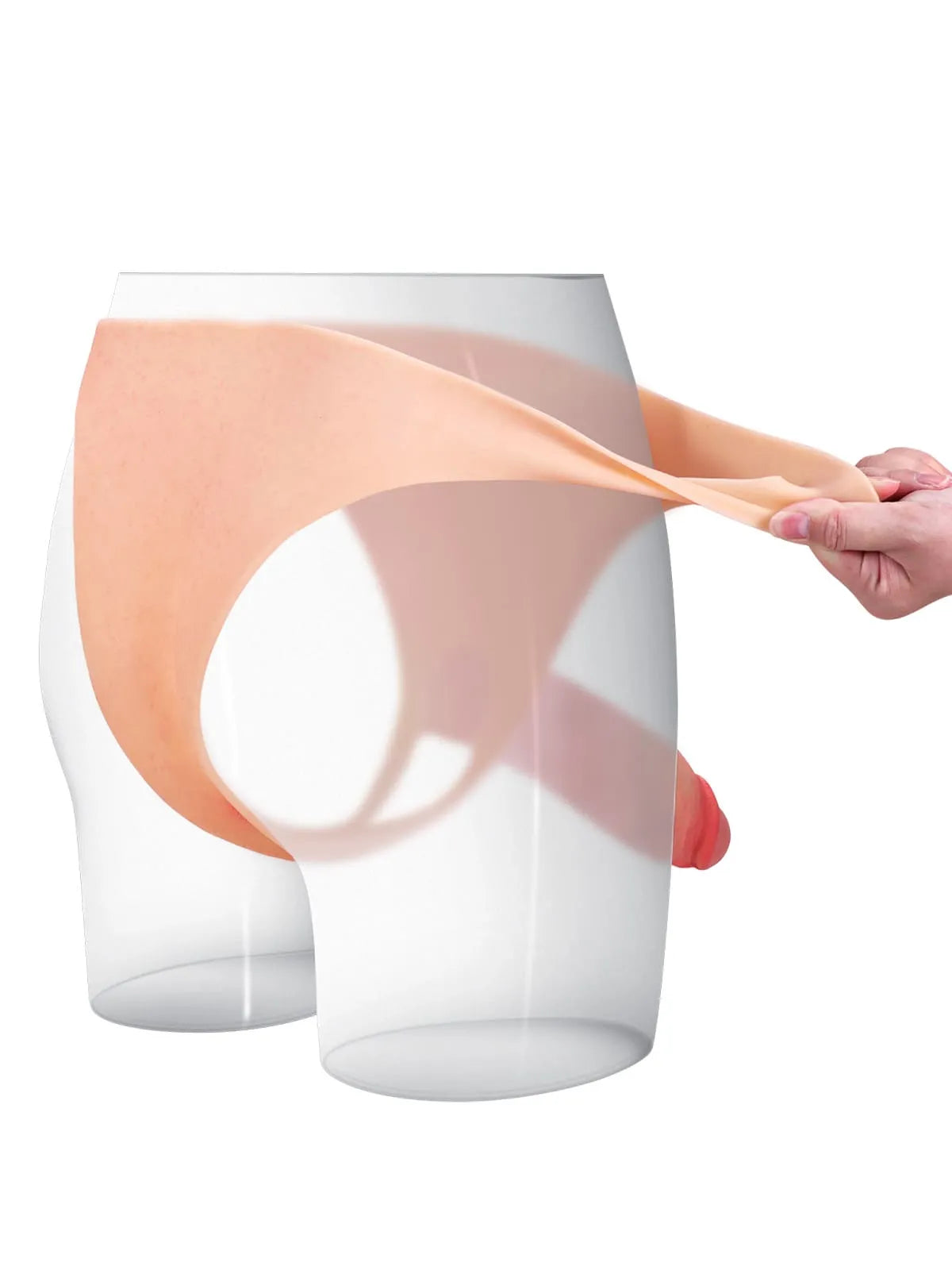 Daenerys - Arnés Strap-On Hueco, Extensión de Pene, Manga Disfunción Eréctil - 20cm