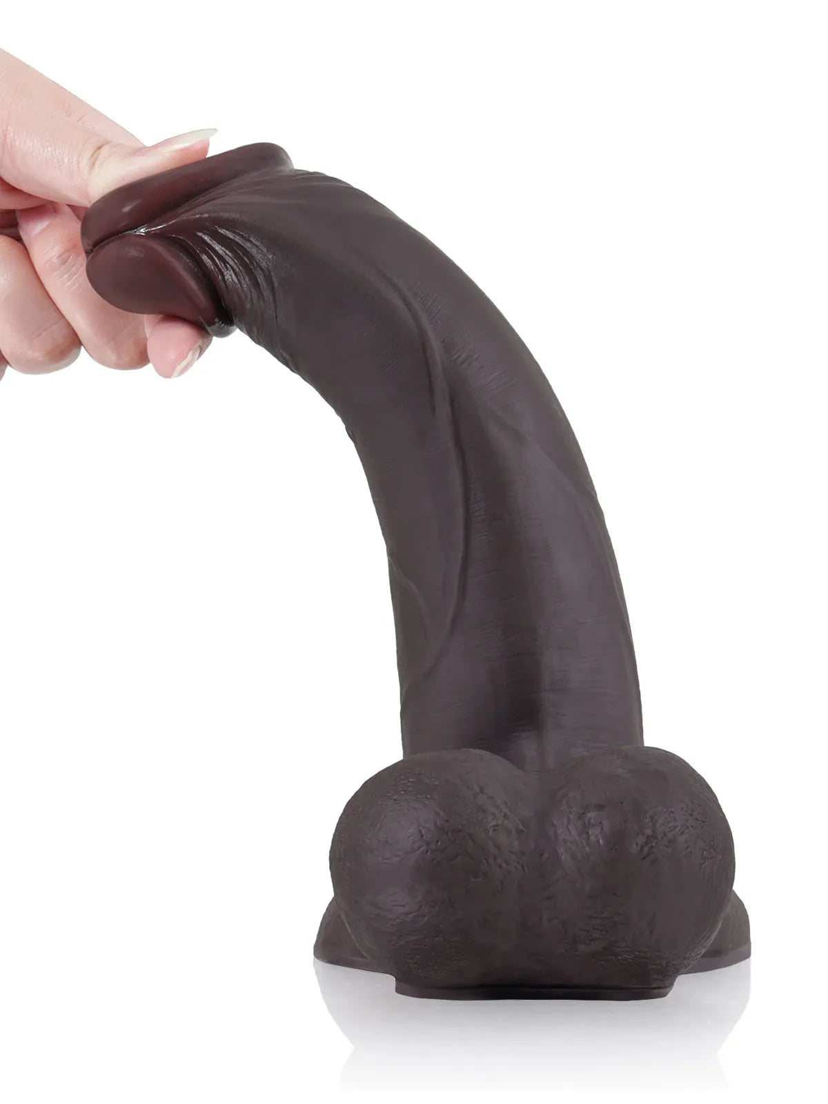 Diego - Consolador con Piel Deslizante, Testículos Móviles y Sistema Vac-U-Lock - 23,3 cm