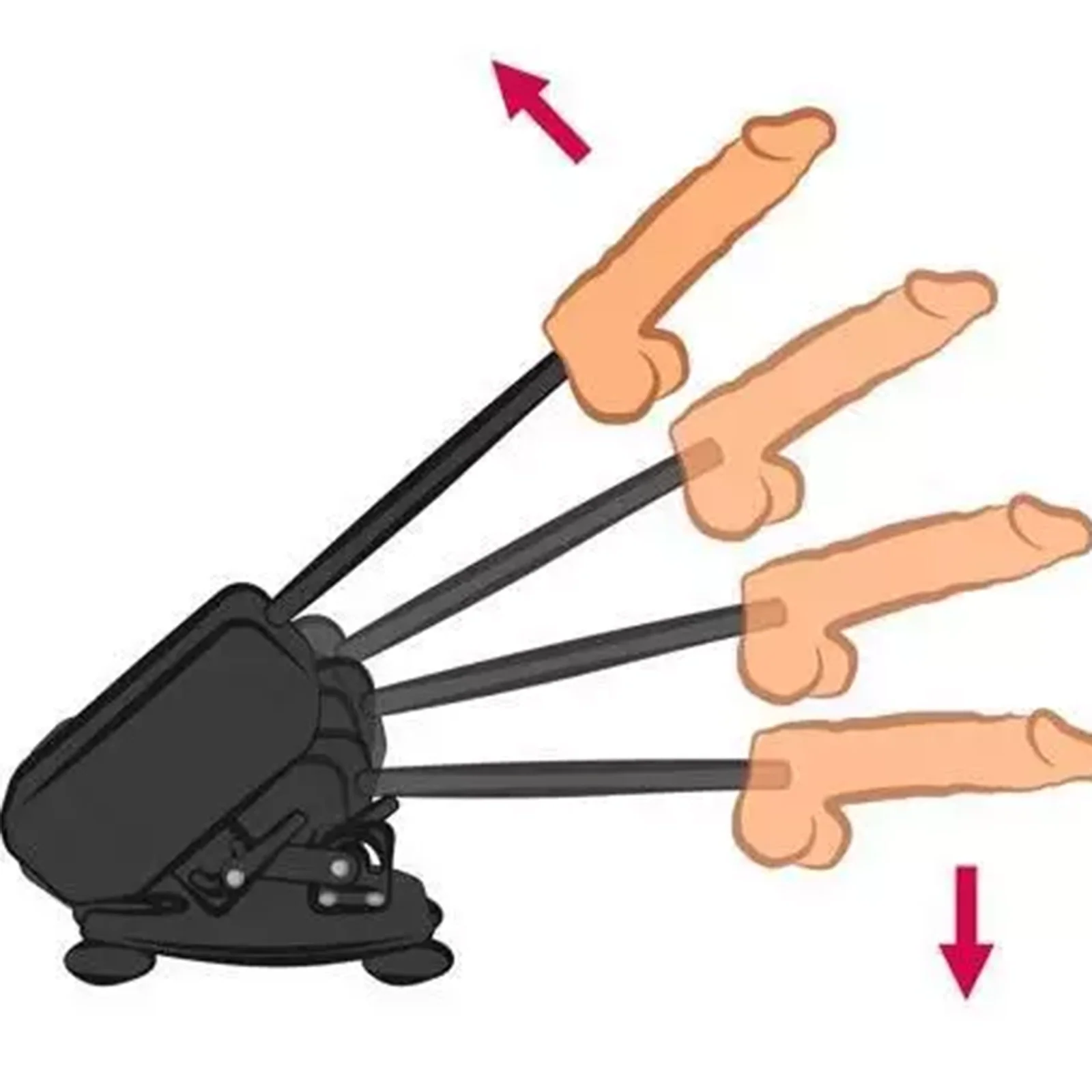 La VAC-U-LOCK Máquina Sexual Compacta con Motor 48W y Mando Inalámbrico