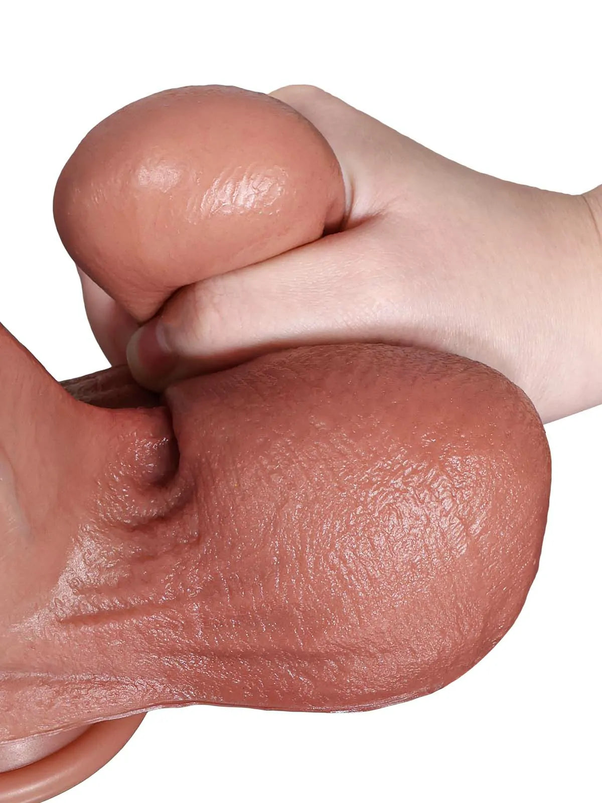Magnus - Dildo Realista Curvo con Piel Deslizante y Ventosa - 26,7 cm