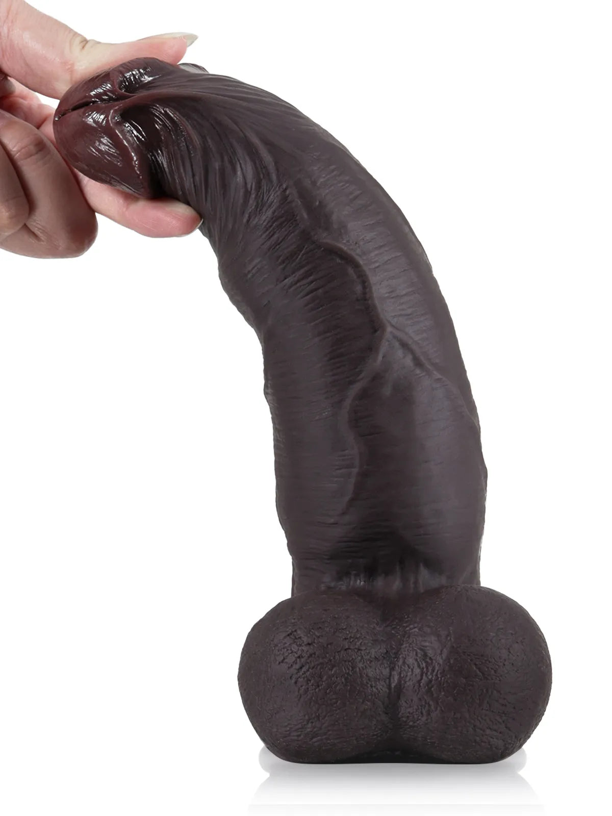 Raimundo - Consolador con Piel Deslizante y Testículos Móviles, Extra Grueso - 23,3 cm