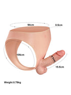Lucho - Arnés con Consolador de Silicona Realista para Principiantes - 15,5 cm