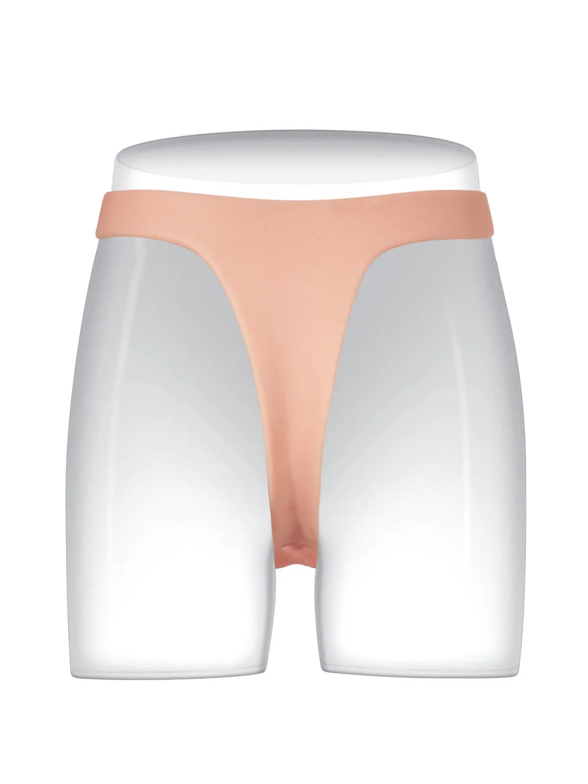 Leocadio - Arnés con Consolador de Silicona con Correa y Eje Delgado - 16 cm