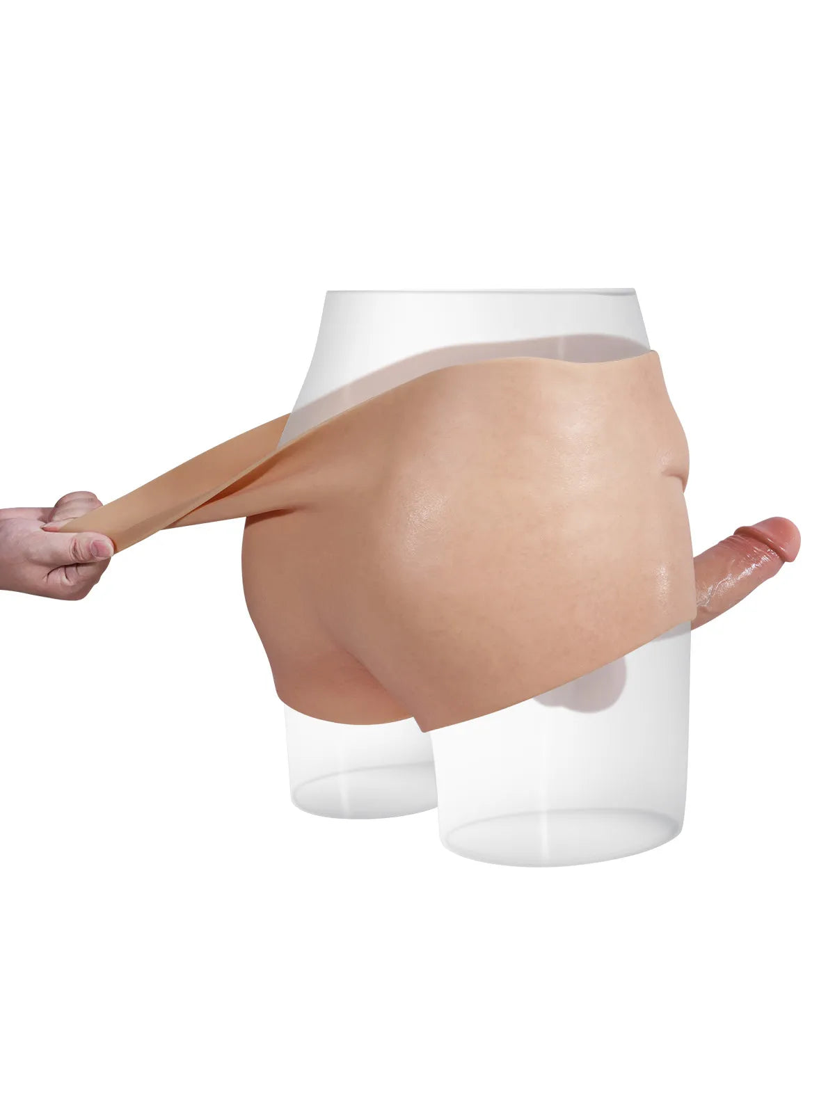 Marcus：Arnés de Silicona con Consolador Realista Fijo 15cm