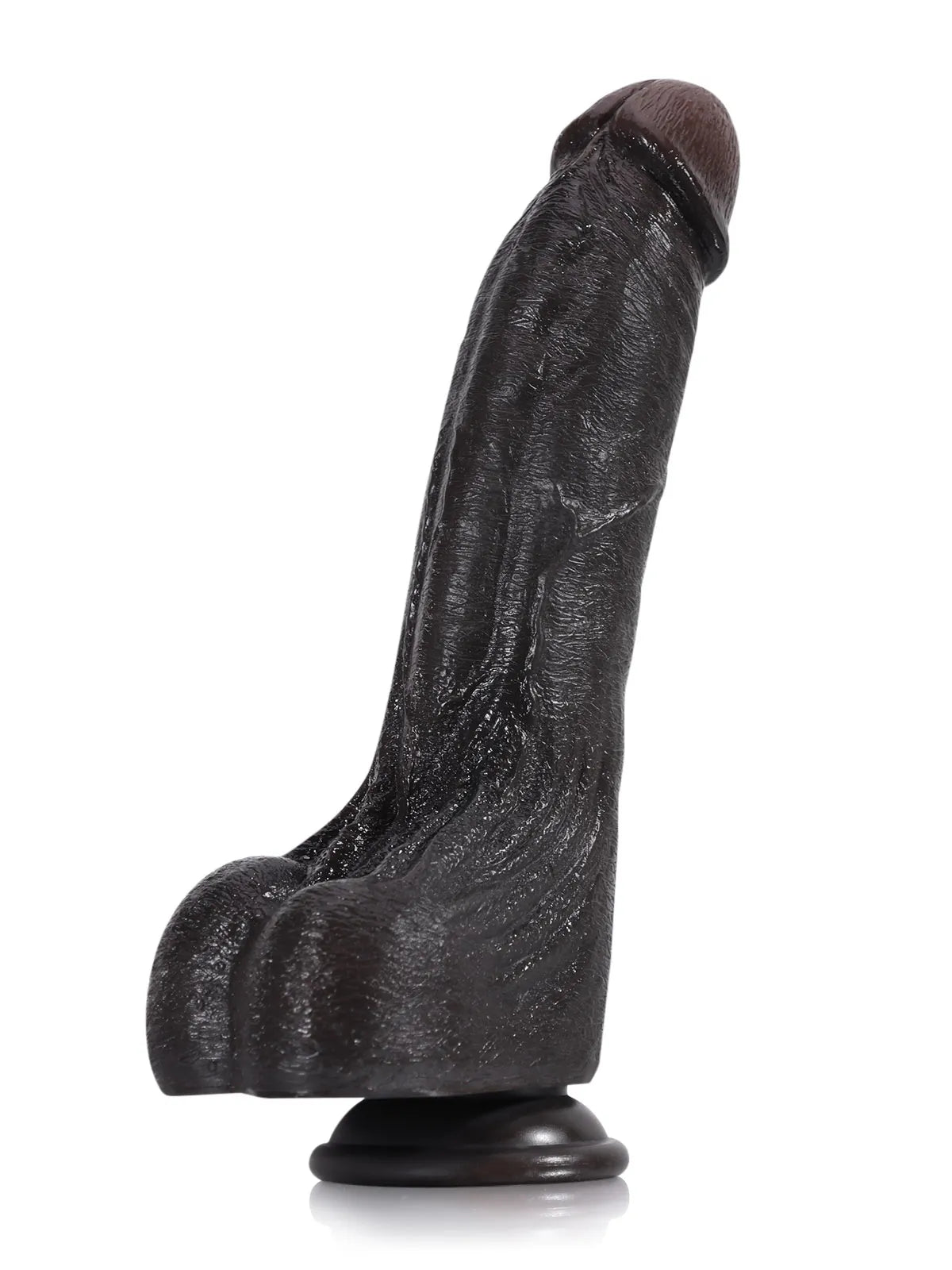 Cameron - Consolador Grande con Testículos Arrugados y Suaves - 24 cm