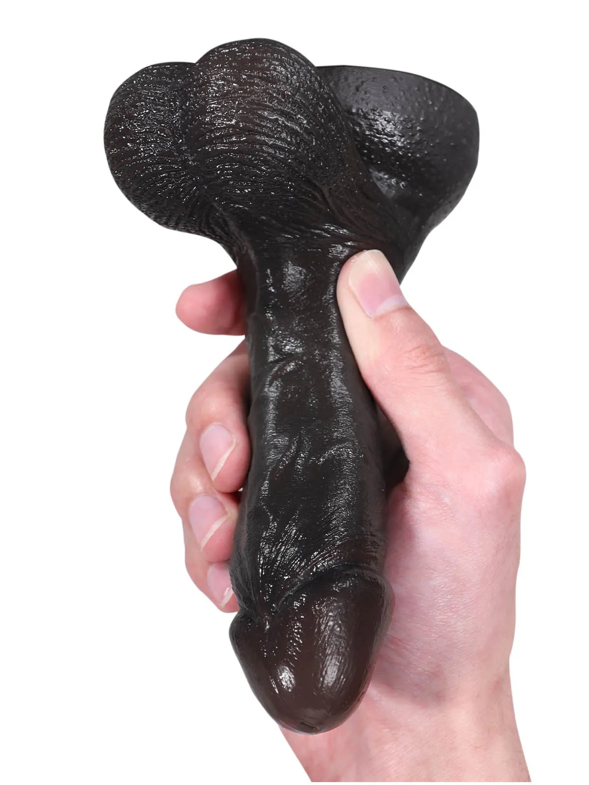 Smith - Consolador Realista Pequeño de Piel Suave con Testículos Colgantes - 15,5 cm