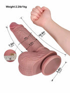 Ford - Consolador Realista con Prepucio Natural - 26,4 cm