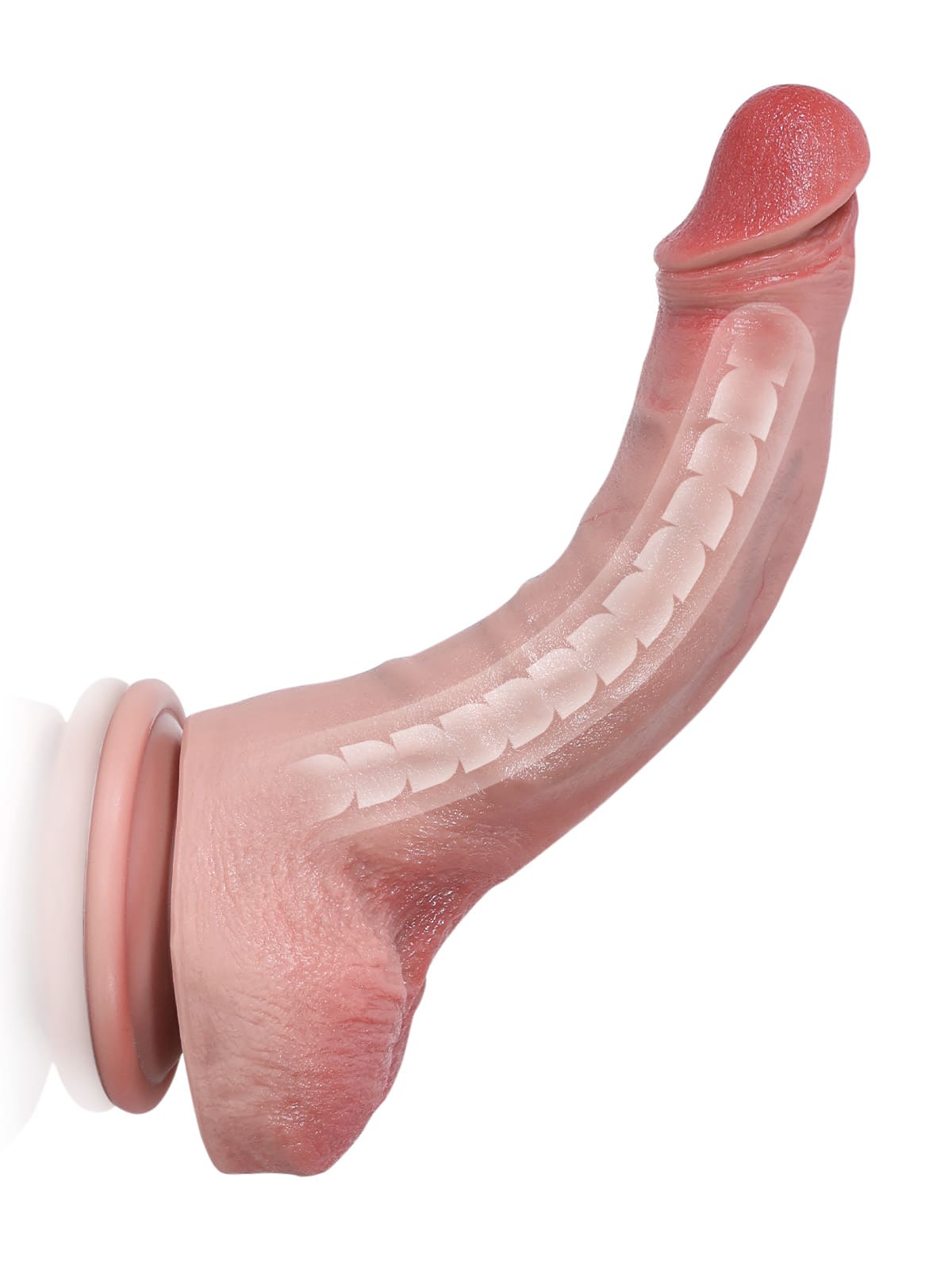 Jodie - Consolador Realista de Doble Densidad con Textura de Venas - 20 cm
