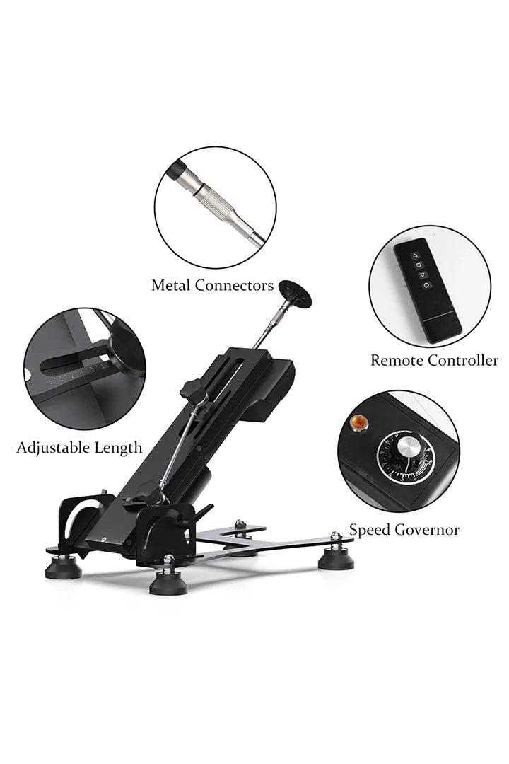 La Vibeo Máquina Sexual con Motor 64,8W, Recorrido Ajustable y Mando Inalámbrico