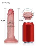 Dary - Consolador Anal Flexible de Silicona Suave para Principiantes - 18,5 cm