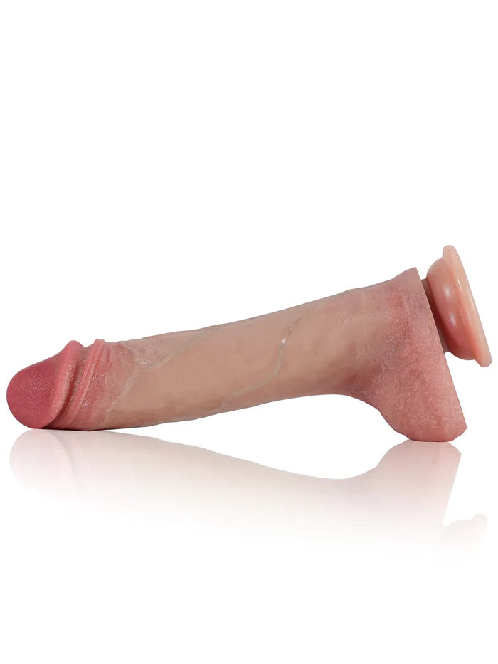 Benjamin - Dildo Vibrador Realista con Piel Deslizante Suave - 22 cm